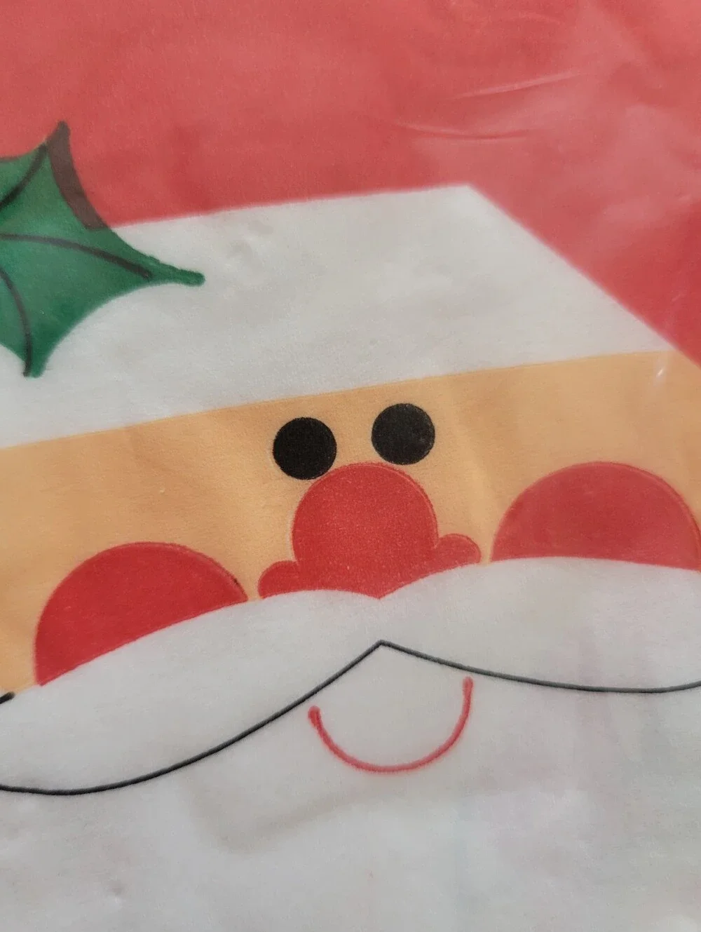 Vintage Contempo Festive Santa Paper Napkins - NOS Red & White Holiday Design